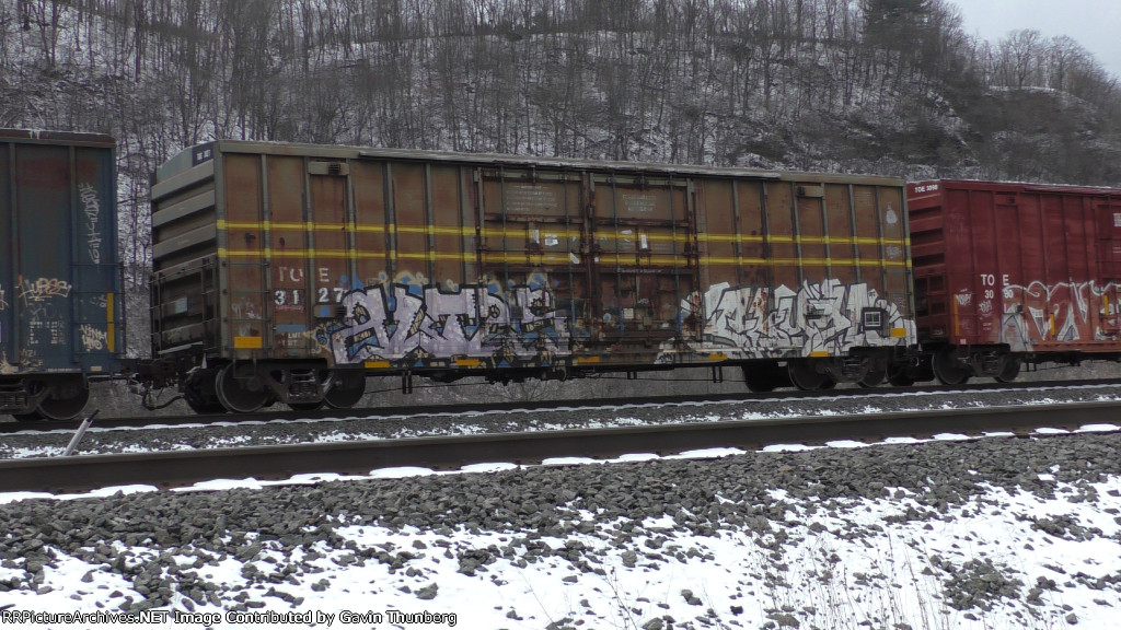 An old SCL Boxcar at BRIGHT